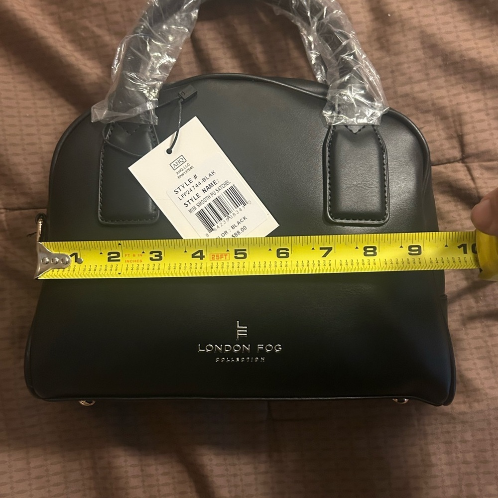 London Fog Black satchel - Picture 8 of 9